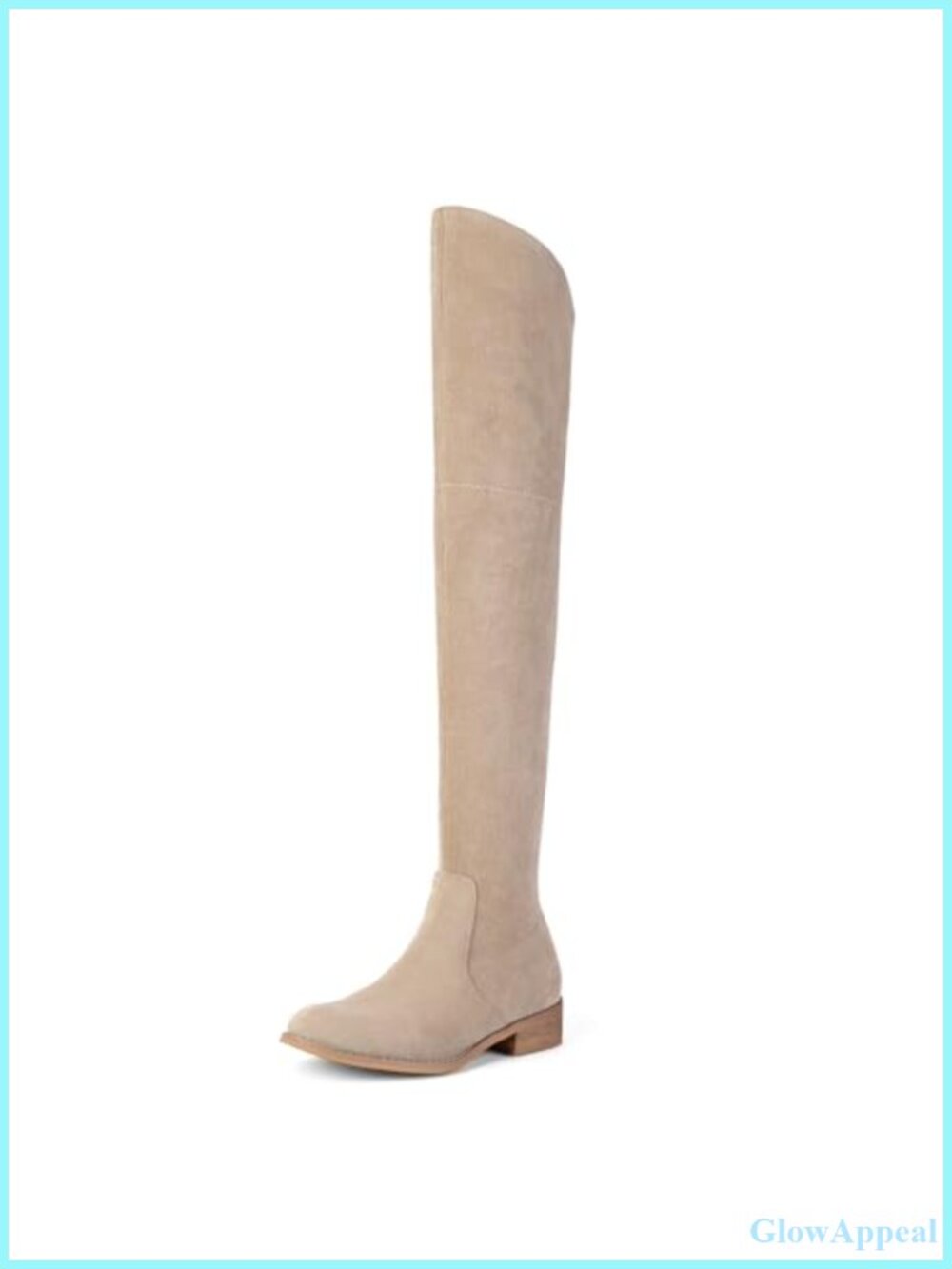 Women's Over The Knee Boots Thigh High Low Block Heel Faux Suede